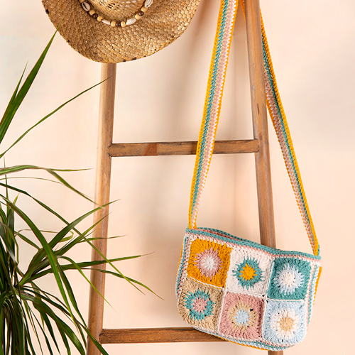 Haakpakket Hippe Granny Square Tas 001 Pastel-2