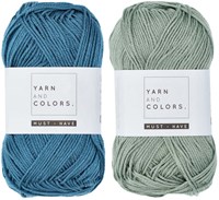 Yarn and Colors Must-Have Mandala Haakpakket 1 Petrol Blue / Eucalyptus-2