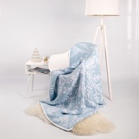 Arctic Bloom Deken Ice Blue Haakpakket - Inclusief Digitaal Patroon-2