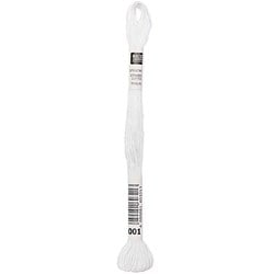 Rico Sticktwist Borduurgaren 8m 001 White
