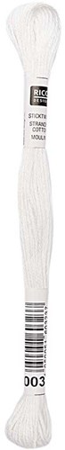 Rico Sticktwist Borduurgaren 8m 003 White