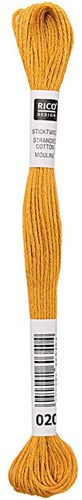 Rico Sticktwist Borduurgaren 8m 020 Gold Yellow