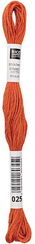 Rico Sticktwist Borduurgaren 8m 025 Terracotta