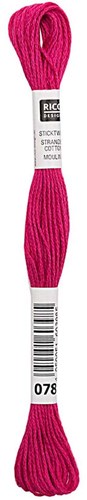 Rico Sticktwist Borduurgaren 8m 078 Pink