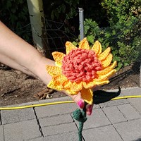 Haakpatroon Bloem Zonnehoedje-3