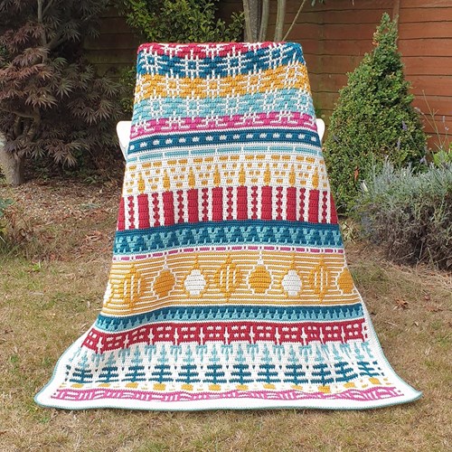 Letitia's Holiday Blanket MAL Garenpakket 3 Traditional S-2