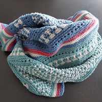 Breipatroon Babydeken Mozaïek-2