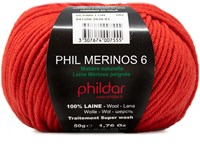 Phildar Phil Merinos 6 2038 Vermillon