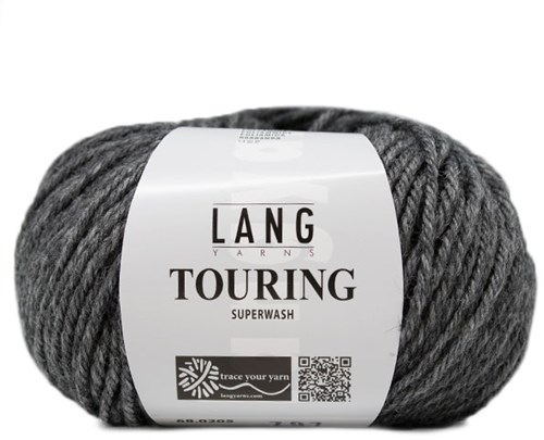 Lang Yarns Touring 205 Dark Grey Mélange