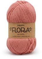 Drops Flora Uni Colour 20 Peach Pink