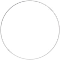 Metalen ring 20cm - Wit