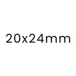 20 x 24 mm