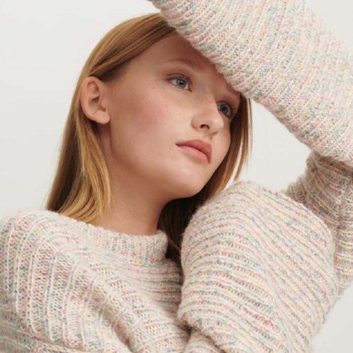 Rico creative cotton flecky fleece