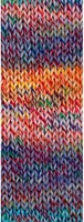 Lana Grossa Landlust Die Sockenwolle 213 Paars/geel/roze/turkoois/groen/rood/donkerblauw gemêleerd-2