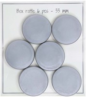 Go Handmade Doos Rammelaar Ø 33 mm (6 stuks)-2