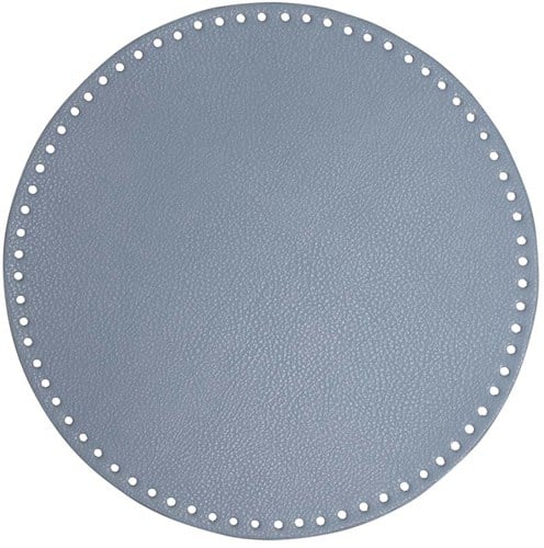 Go Handmade PU Leren Bodem Ø 30 cm Blue