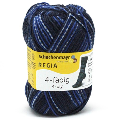 SMC Regia Print 4-ply 2265 Blue