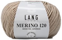 Lang Yarns Merino 120 0226 Beige Melange