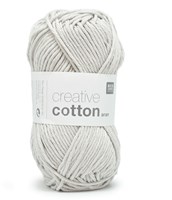 Rico Creative Cotton Aran 22 Silver-grey