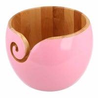Scheepjes Yarn Bowl Afrikaans sandelhout Roze 17,5x12cm-2