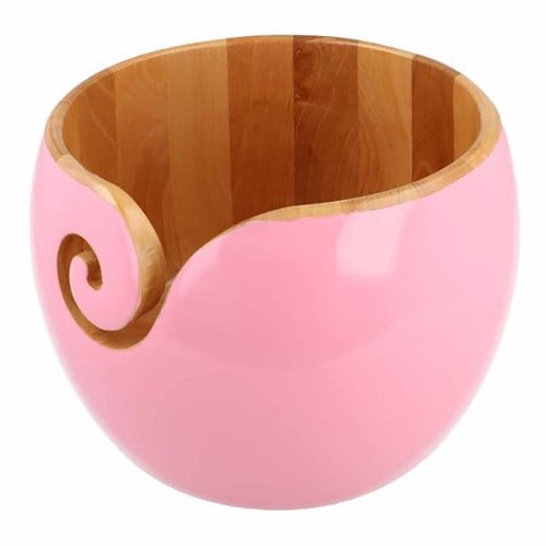 Scheepjes Yarn Bowl Afrikaans sandelhout Roze 17,5x12cm-2