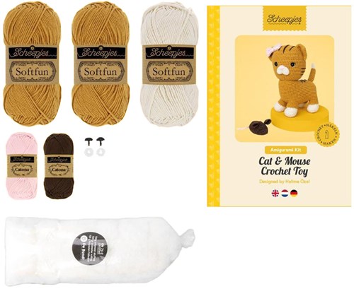 Scheepjes Amigurumikit Kat & Muis Haken-3