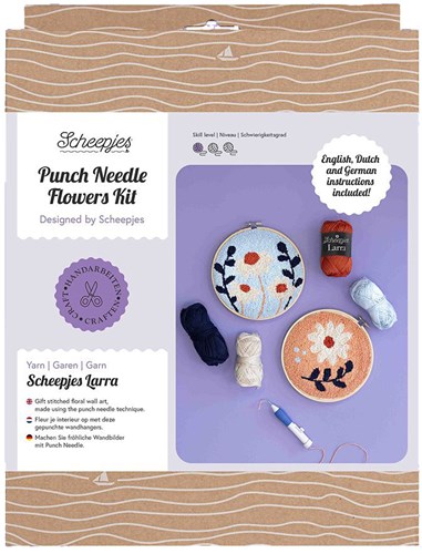 Scheepjes Punch Needle Kit Flowers