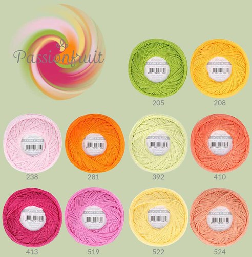 Scheepjes Candy Floss colour pack 10x20gr Passionfruit-2
