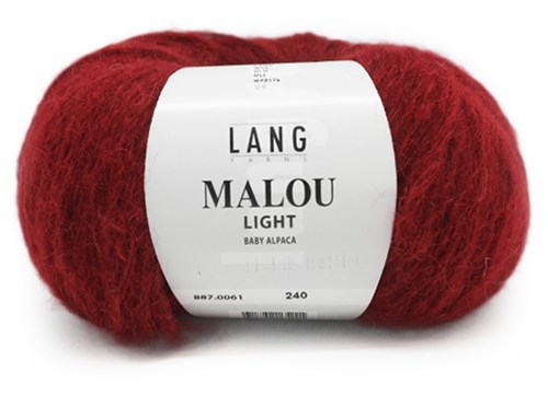 Lang Yarns Malou Light 61 Red
