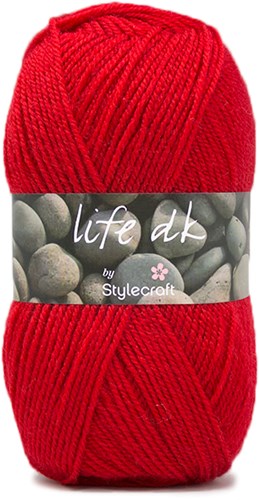 Stylecraft Life DK 2449 Pillar Box Red