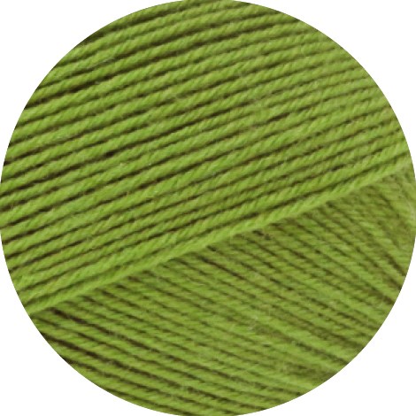 Lana Grossa Meilenweit 100 Merino Extra Fine Uni 2450 Appelgroen-2