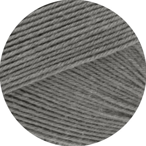 Lana Grossa Meilenweit 100 Merino Extra Fine Uni 2452 Muisgrijs-2
