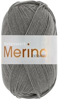 Lana Grossa Meilenweit 100 Merino Extra Fine Uni 2452 Muisgrijs
