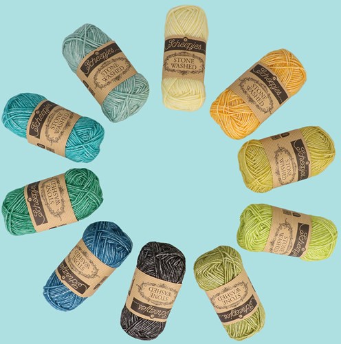 Scheepjes Stone washed Colour pack