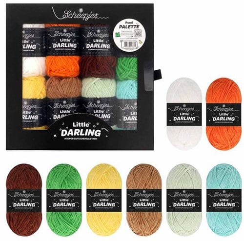 Scheepjes Little Darling colour pack 8x25g Pond Palet-2