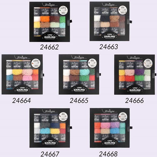 Scheepjes Little Darling colour packs 8x25g