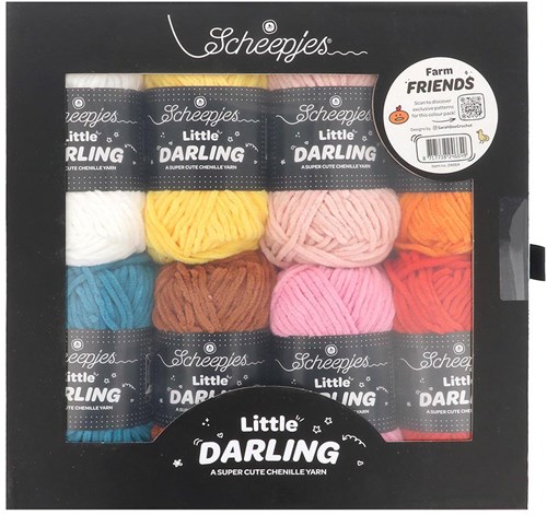 Scheepjes Little Darling colour pack 8x25g Farm Friends