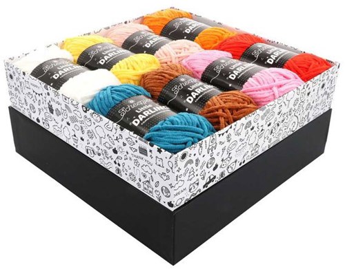 Scheepjes Little Darling colour pack 8x25g Farm Friends-3