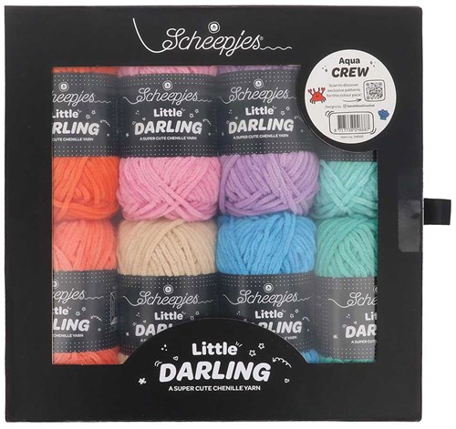 Scheepjes Little Darling colour pack 8x25g Aqua Crew