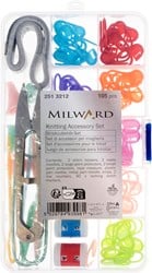 Milward brei-accessoireset in opbergbox met 90 markeerders