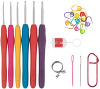 Milward haak-accessoireset haaknaalden & handige tools in box

-2
