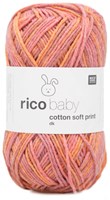 Rico Baby Cotton Soft Print dk 25 Orange-Pink