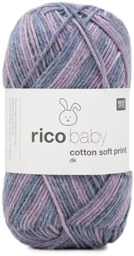 Rico Baby Cotton Soft Print dk 26 Blue-Purple