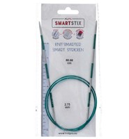 KnitPro Smartstix Rondbreinaalden 80cm (Groen) 2,75 mm