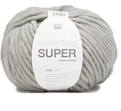 Rico Essentials Super Super Chunky 027 Silver-Grey