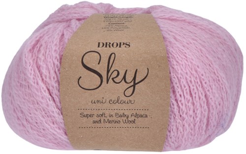 Drops Sky Uni Colour 027 Poederroze