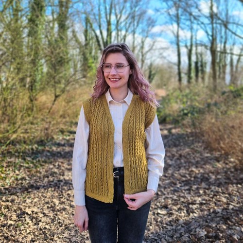 Goldenrod Waistcoat Haakpakket - It's Annemade-2