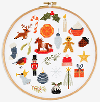 Kerst Advent Kalender Kruissteek Borduurpatroon-2