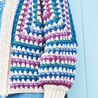 Stylecraft Granny Hexagon Cardigans Haakpatroon-2