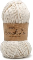Drops Bomull-Lin Uni Colour 02 Naturel
